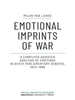 cover image of Emotional Imprints of War
